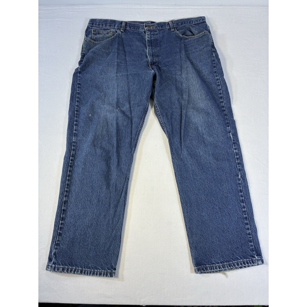 Eddie Bauer Denim Jeans Mens 42x30 Blue Classic Fit Straight Leg‎